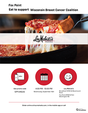 Lou Malnati's Pizzeria fundraiser